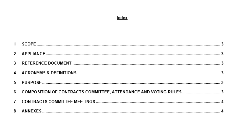 Contracting & Procurement Procedures